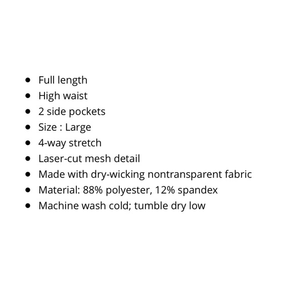 🐝• (2) Pack High Waist Active Leggings - Picture 3 of 3